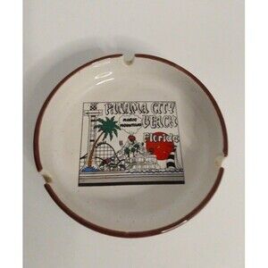 Nanco Panama City Beach Florida Magic Mountain Theme Ride Ash Tray